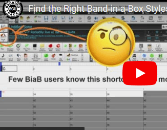 Find the Right Band-in-a-Box Styles