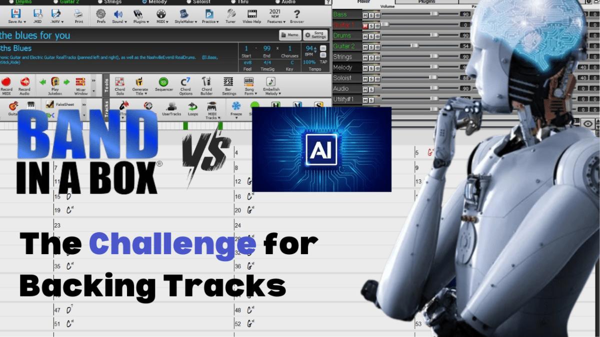Band in a Box vs. Artificial Intelligence: The Challenge for Backing Tracks