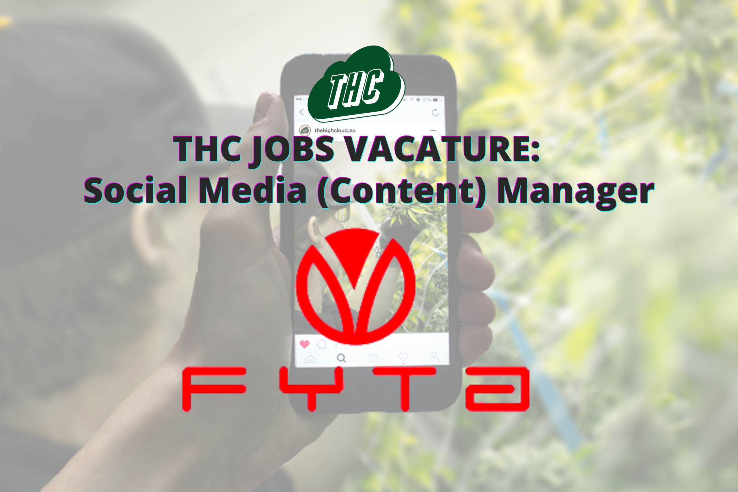 VACATURE: Social Media/Content Manager (FYTA)