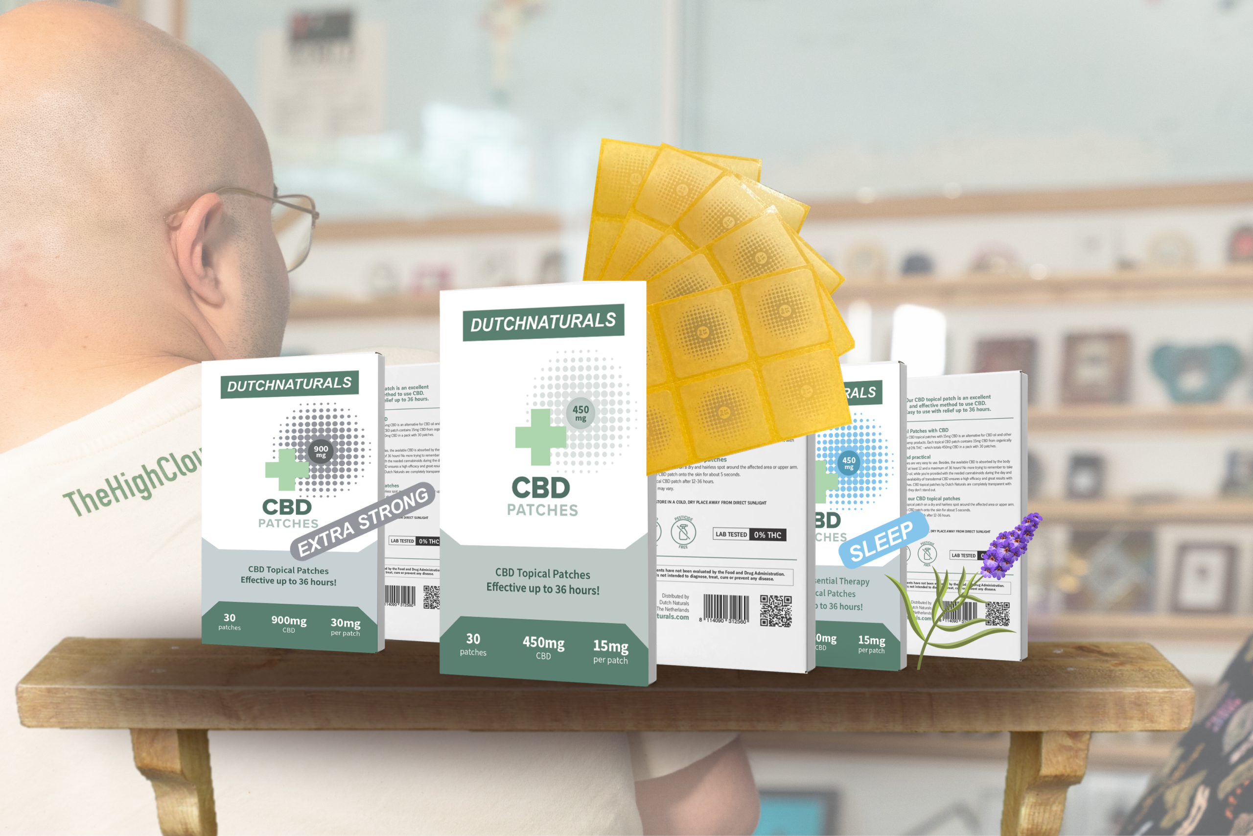 CBD Patches (with discount) for pain and discomfort – The High Cloud