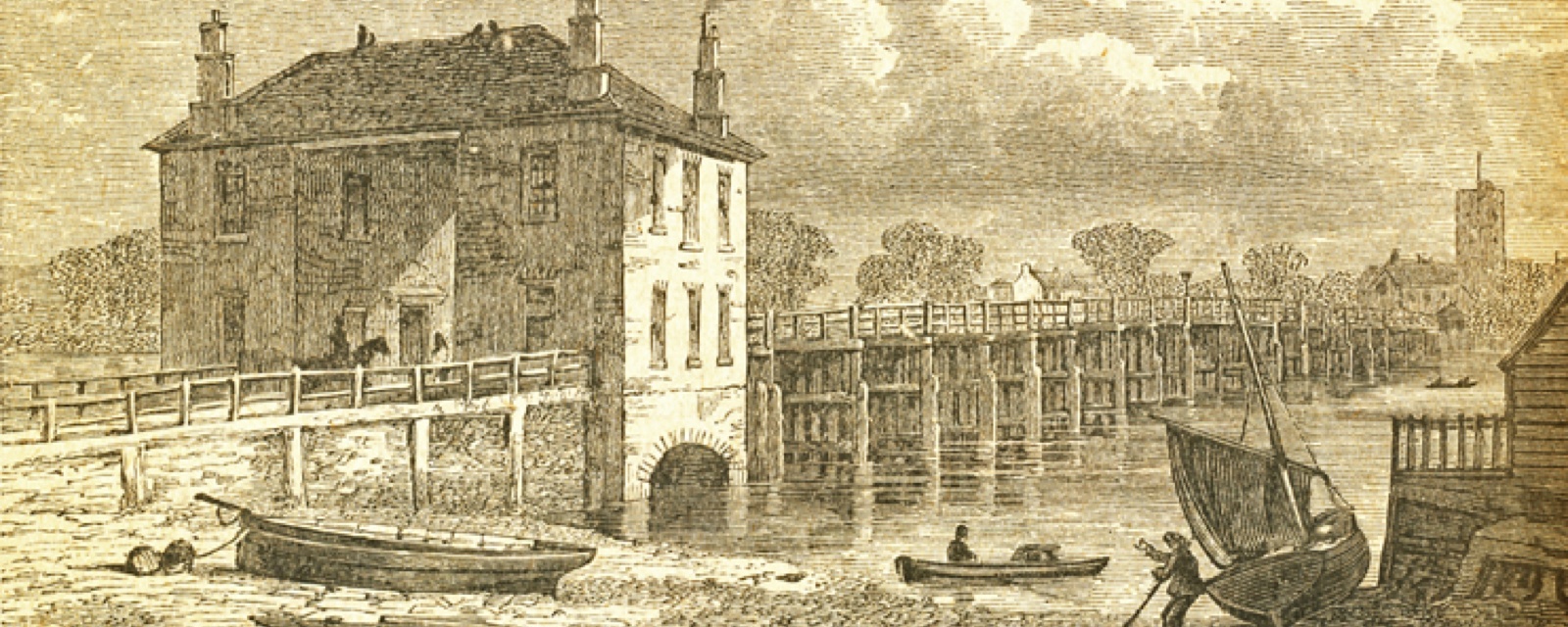 A sketch of the original Putney Bridge