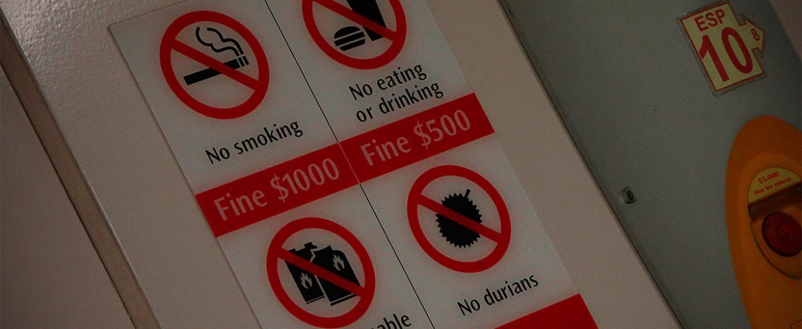 Singapur verbote