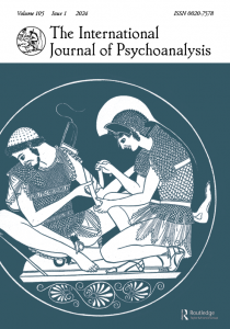 International Journal of Psychoanalysis Cover Image Issue 1, Volume 105, 2024