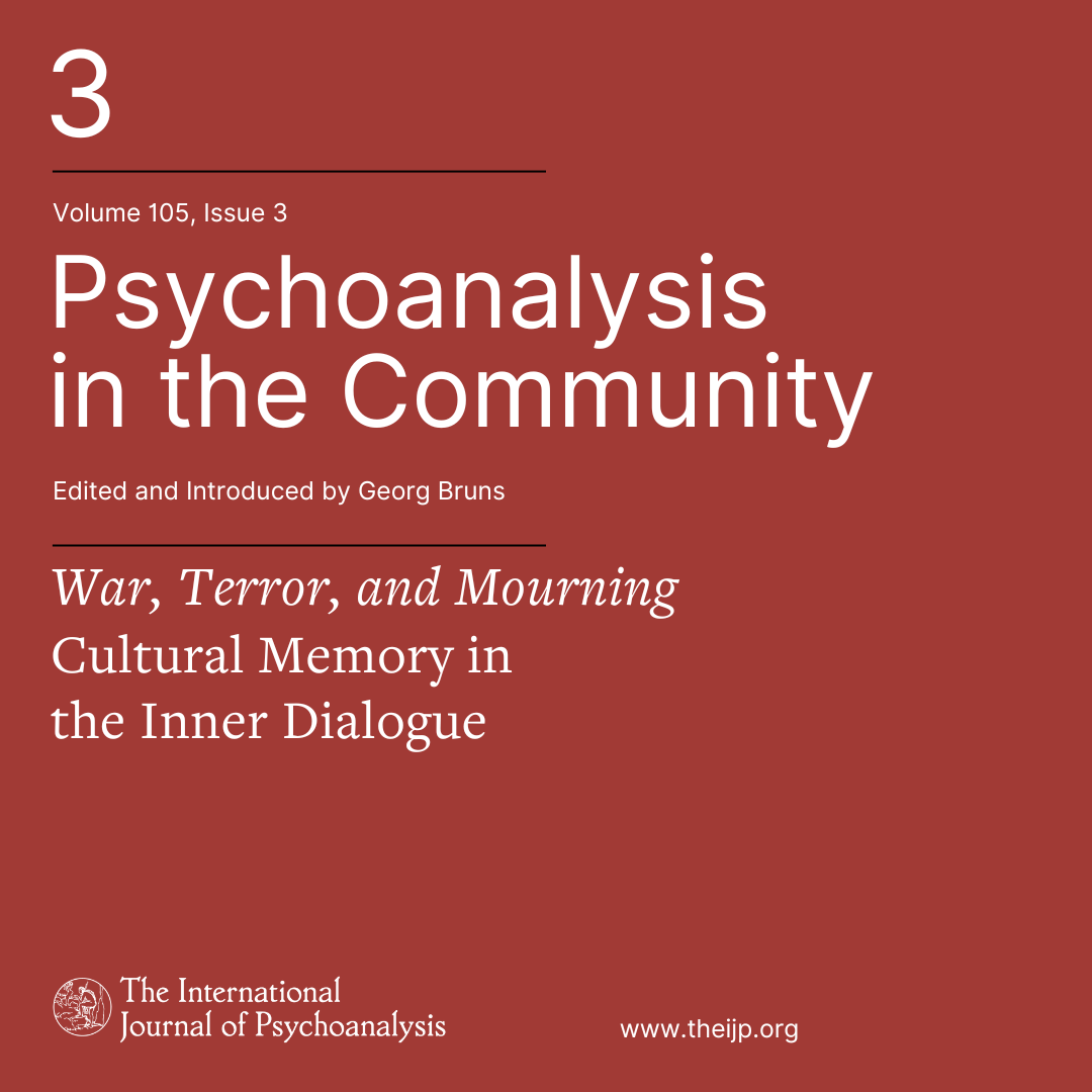 Psychoanalysis in the Community