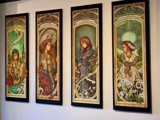 art nouveau artwork