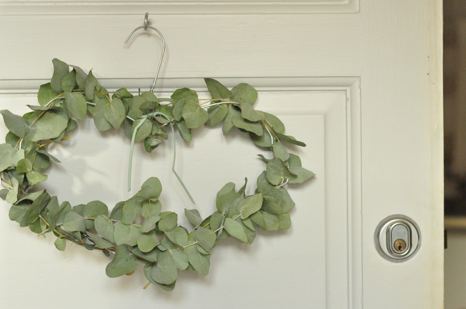 Christmas wreath eucalytus