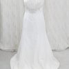 Column dress with embelisshed waitband - croydon bridal sho - wedding dresss in south london