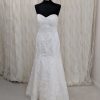 Sweetheart mermaid lace white wedding dress - the london bridal boutique - croyon bridal shop