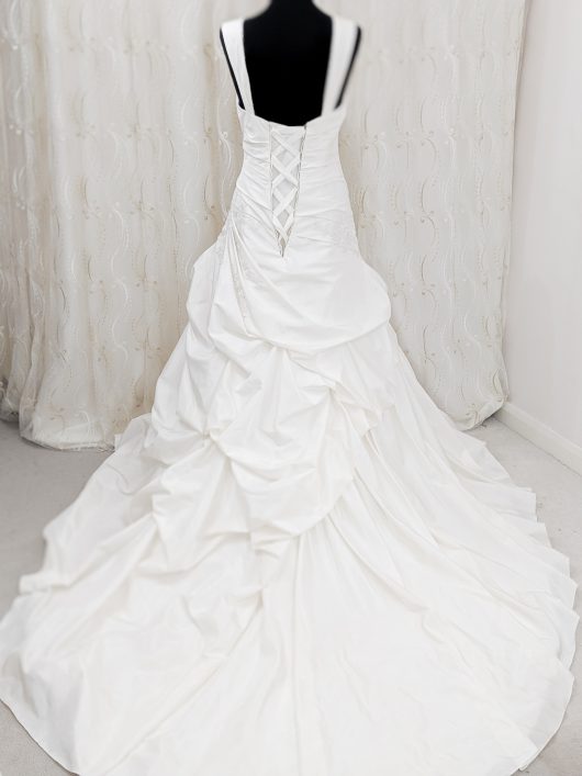 Pleated ball gown wedding dress - voluminous dress - Croydon bridal shop - wedding dresses south london