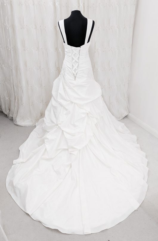 Pleated ball gown wedding dress - voluminous dress - Croydon bridal shop - wedding dresses south london
