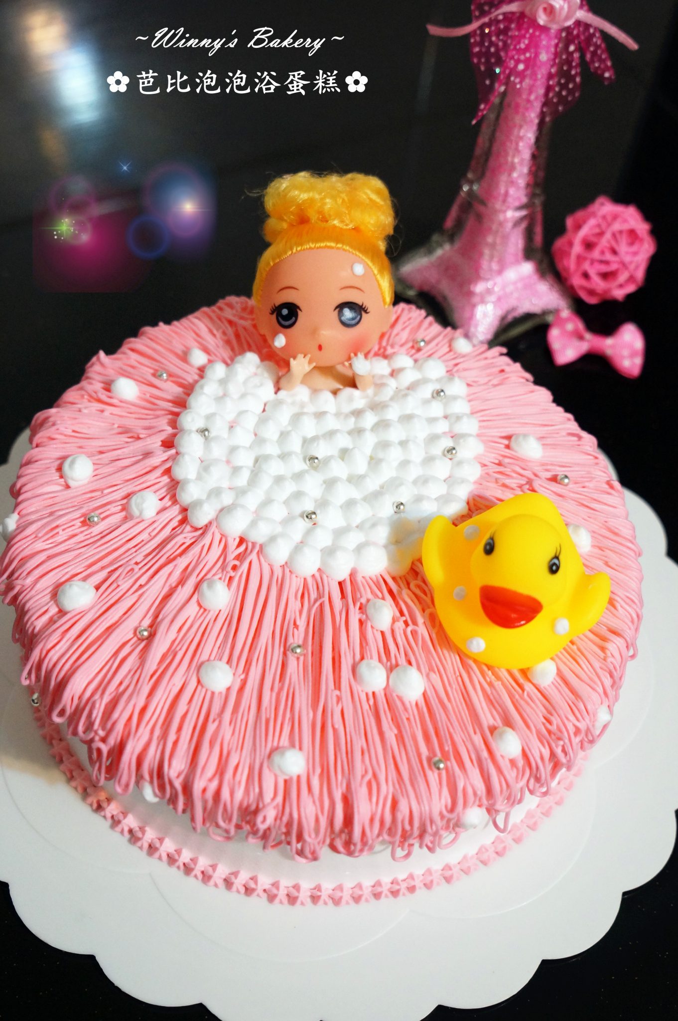 寬媽幸福手作造型蛋糕*立體公主造型蛋糕，芭比生日蛋糕,娃娃蛋糕 | 蝦皮購物