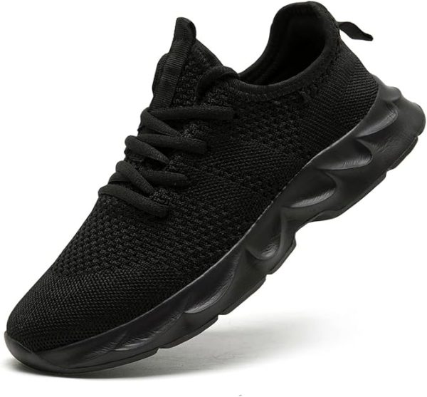 ZDFQLGV Womens Running Trainers Walking Shoes Slip on Sneakers Breathable Workout Lightweight Non Slip Tennis Shoes