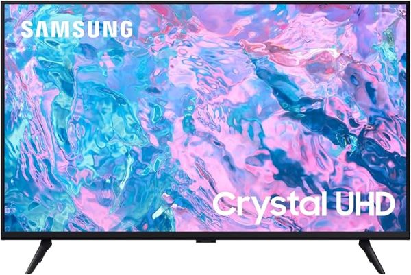 Samsung CU7020 Crystal UHD 4K 43" Smart TV, With Object Tracking Sound Lite, Gaming Hub, Crystal Processor 4K, Smart TV powered by Tizen, UE43CU7020KXXU, English Model (2024)