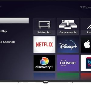 RCA Roku TV 40" FHD Smart TV, RK40FQ1 40 Inch TV with Apple TV+ BBC Netflix Freeview, HDR Dolby Audio HDMI USB Port, Large Screen TV for Living Room