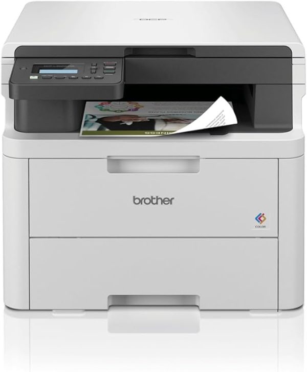 Brother DCP-L3520CDWE 3-in-1 Colour Wireless LED Printer with EcoPro Subscription, Print, copy & scan, USB 2.0, A4, 4 month free trial, Automatic toner delivery, UK Plug