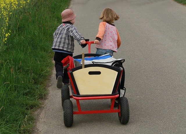 Faltbarer Bollerwagen - Klappbollerwagen