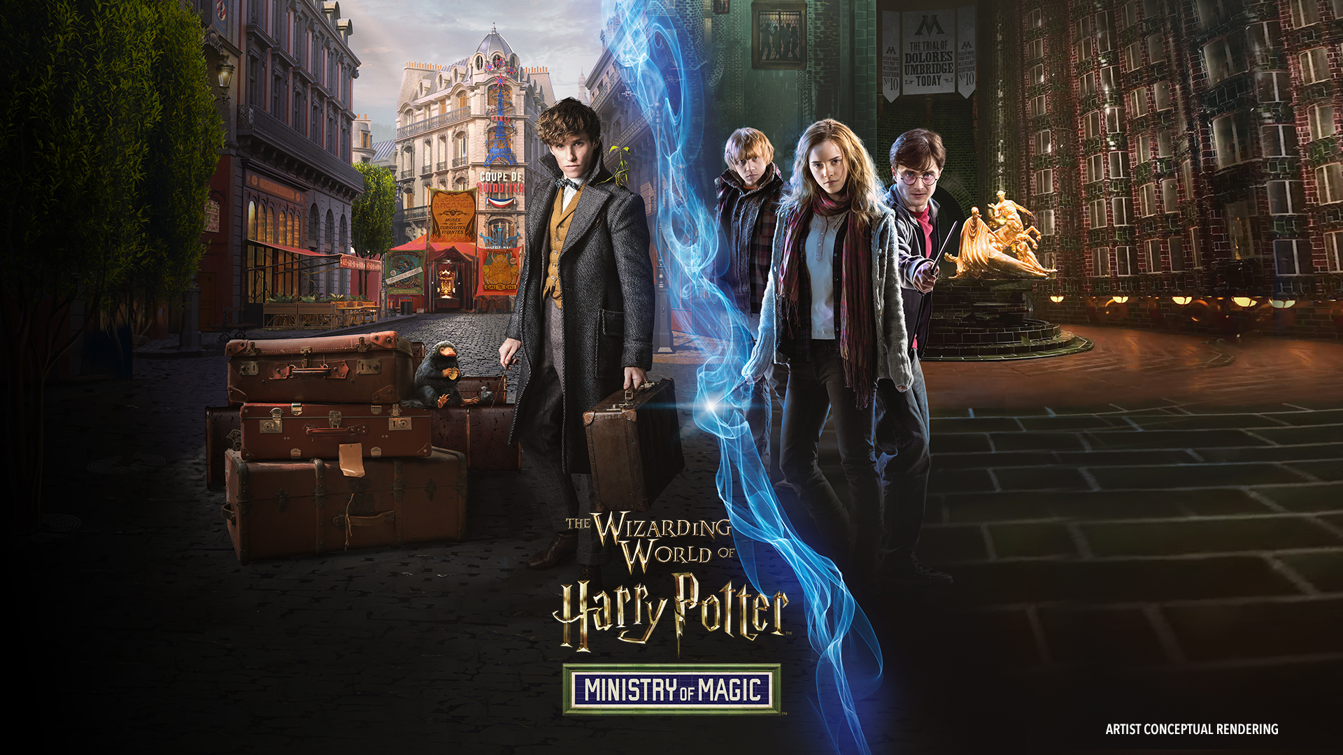 Universal dévoile les détails de la toute nouvelle zone Harry Potter Ministère de la Magie