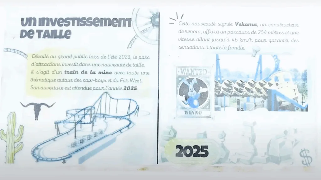 Construção "Wild West Coaster" Montanha-russa 2025 Winnoland