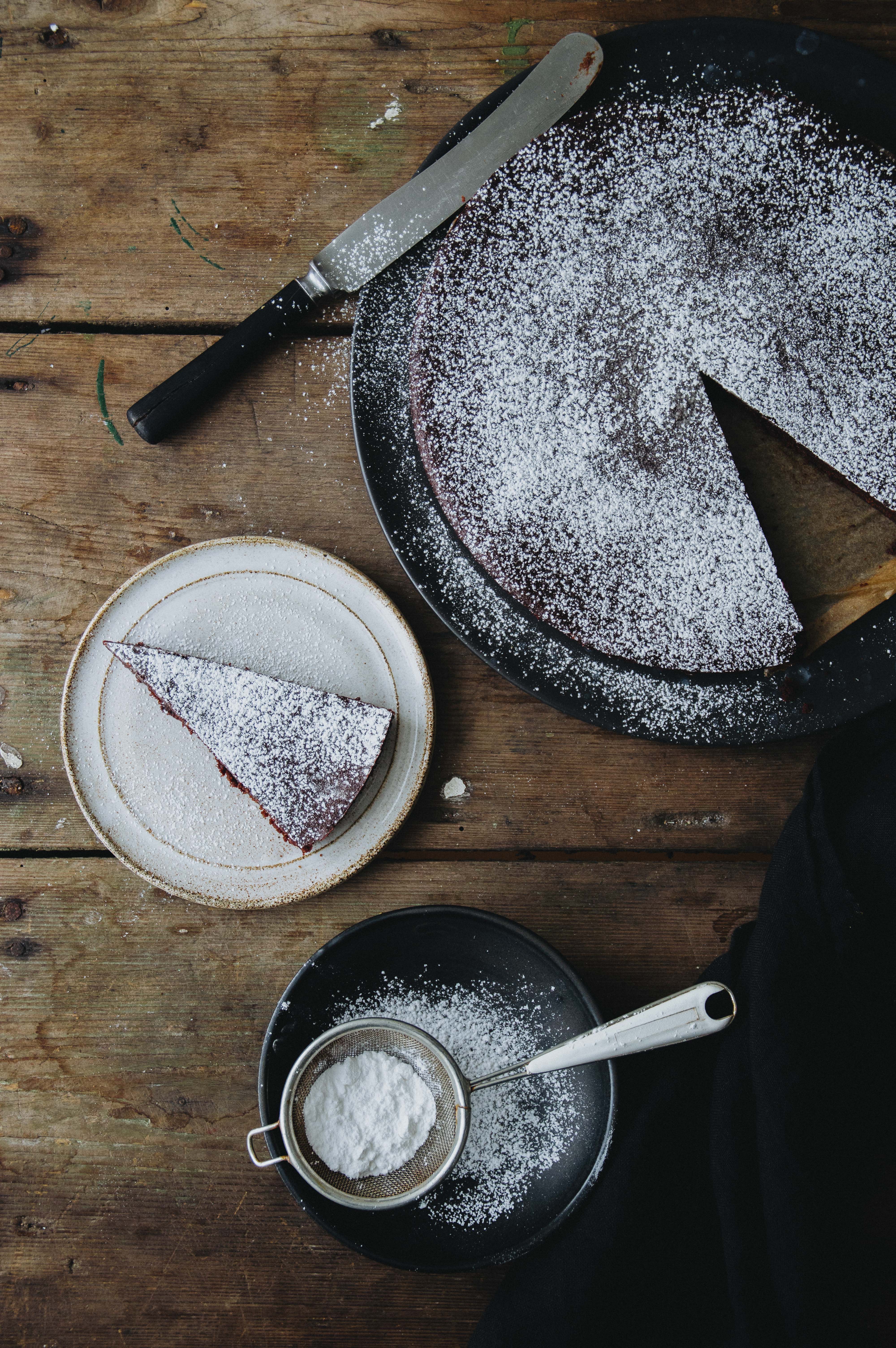 Swedish Sticky Chocolate Cake - Kladdkaka