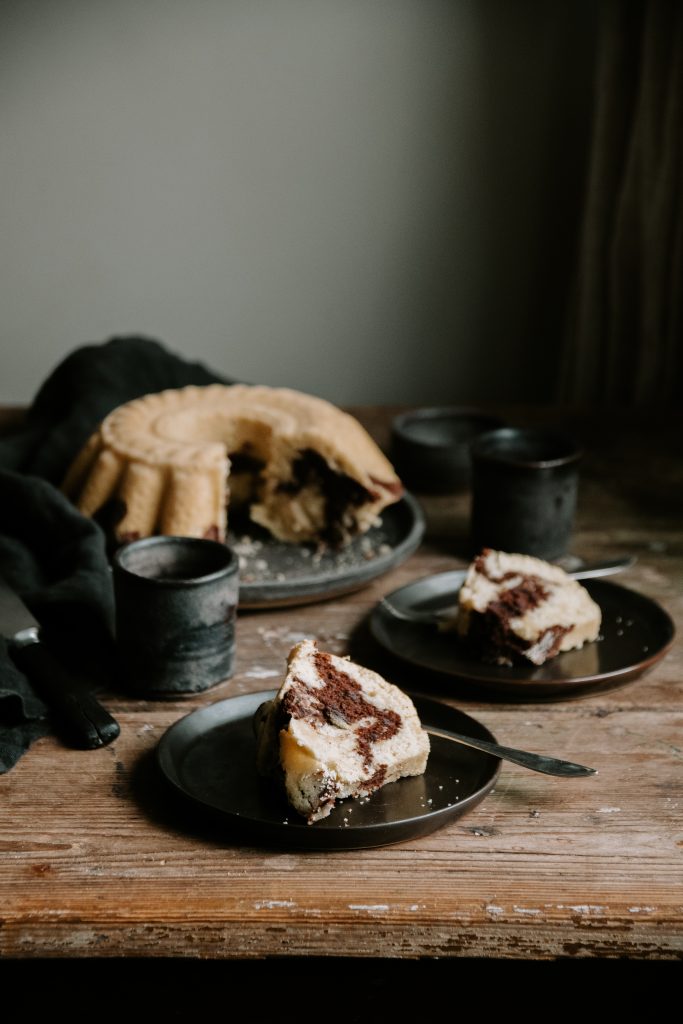 Tiger Cake - vanilla and chocolate swirl cake