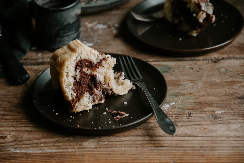 Tiger Cake - vanilla and chocolate swirl cake 