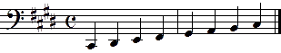 cis-moll-bass