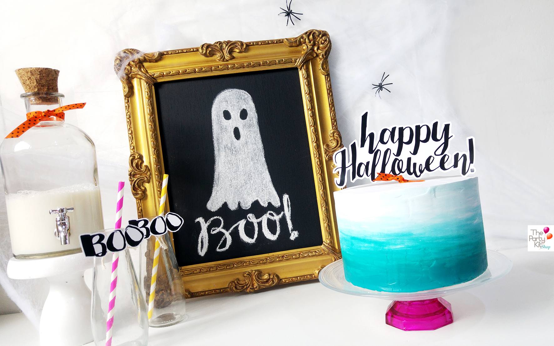 happy halloween free printable topper