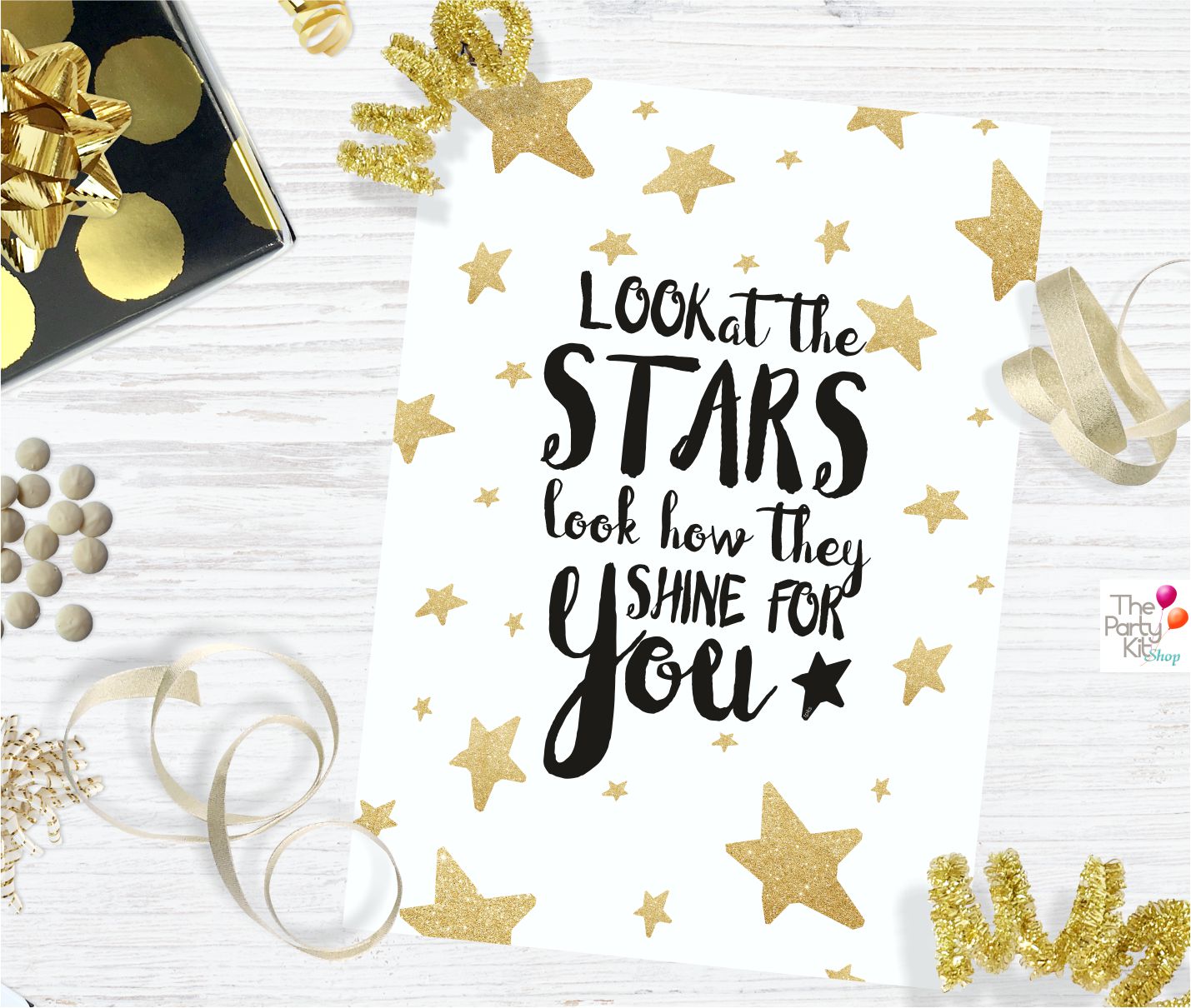 Look at The Stars printable Sign