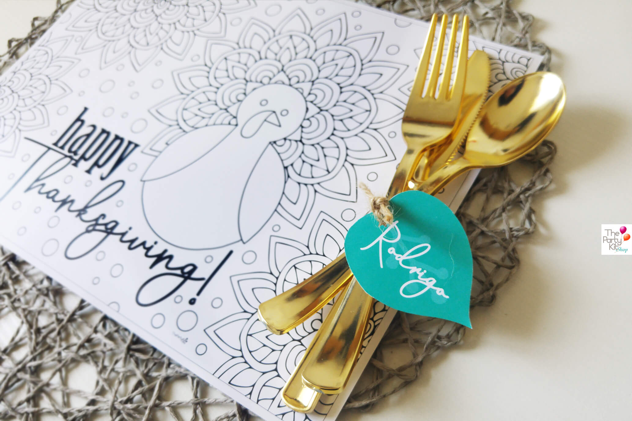 thanksgiving printable placemat