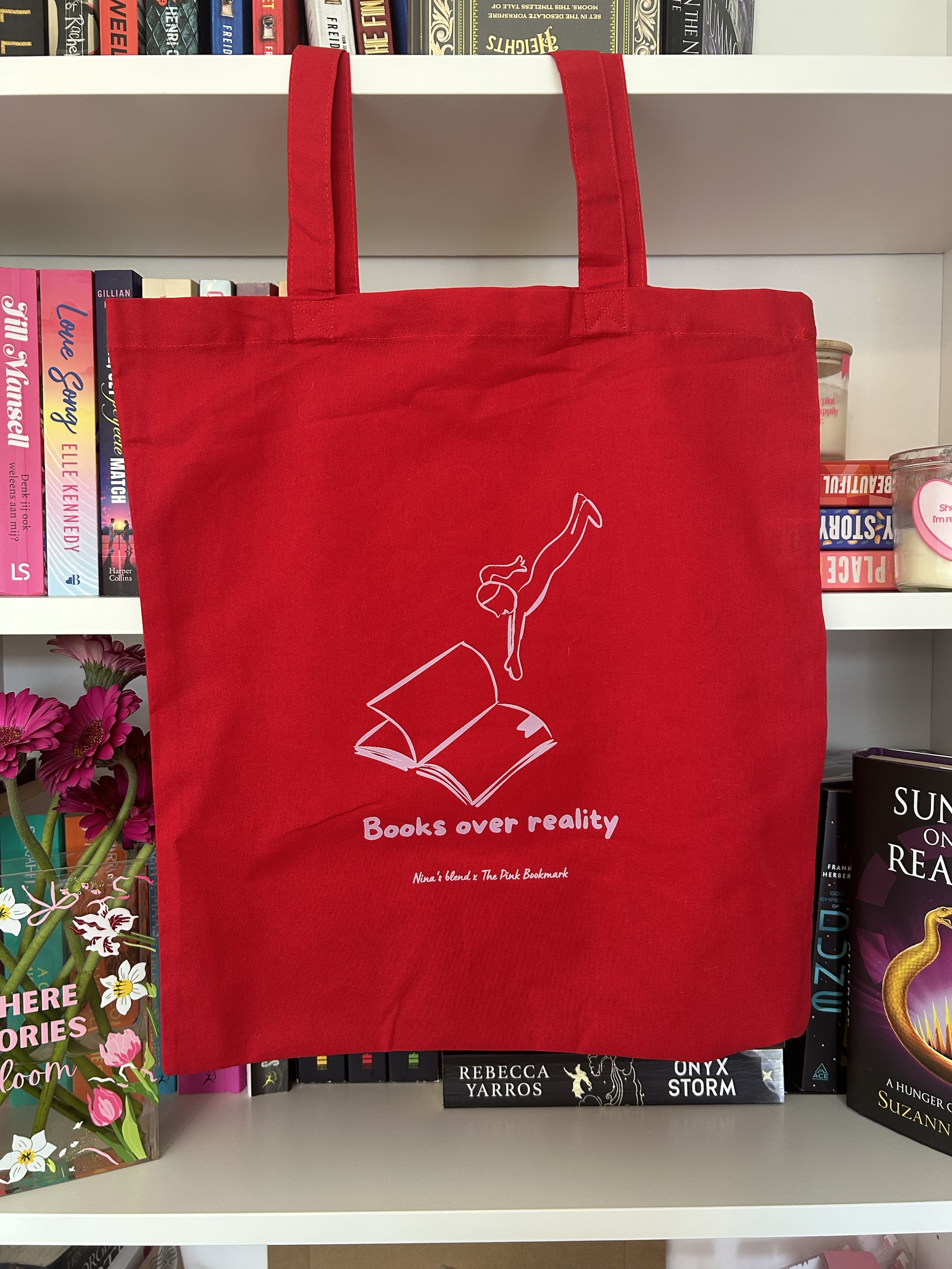 Books Over Reality Tote Bag