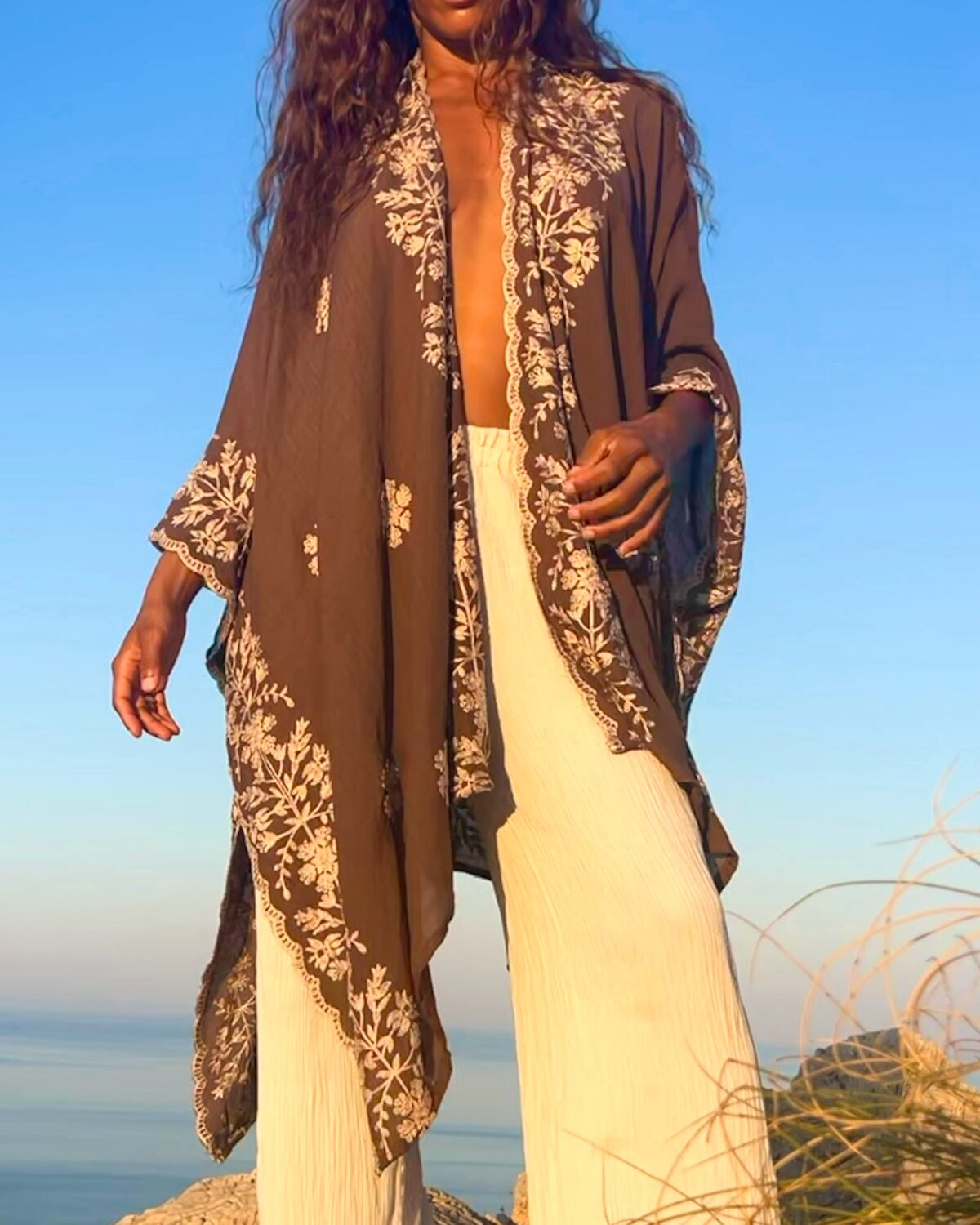 PONCHO brown