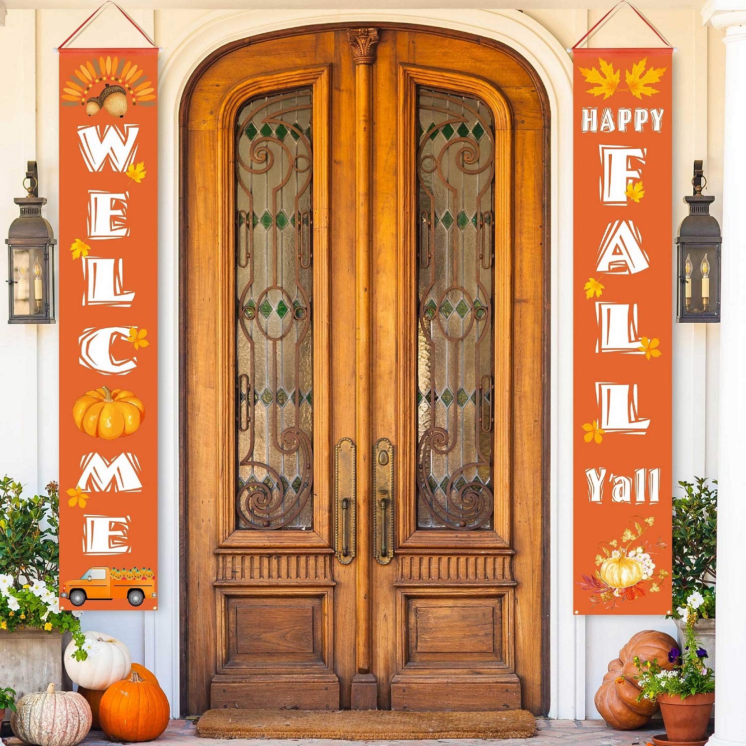 Welcome Happy Fall Y’all Banners