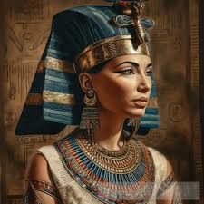 Cleopatra - Queen of Egypt, depicted in regal splendor.