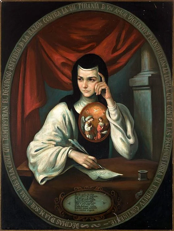 Sor Juana Inés de la Cruz - A portrait reflecting her intellectual pursuits.