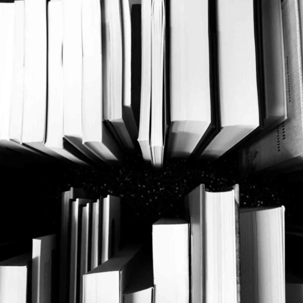 Black and White books showcasing best books 2024. Free to use Pixabay's image.