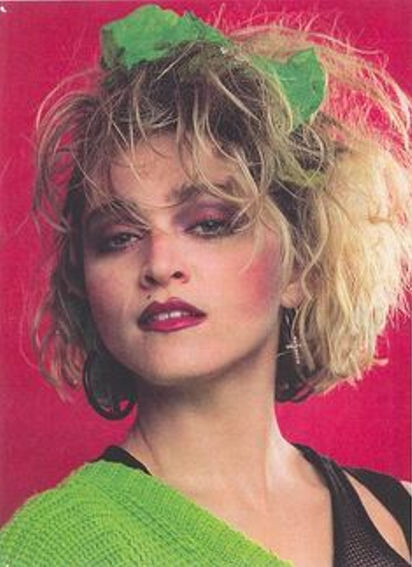1980s makeup look