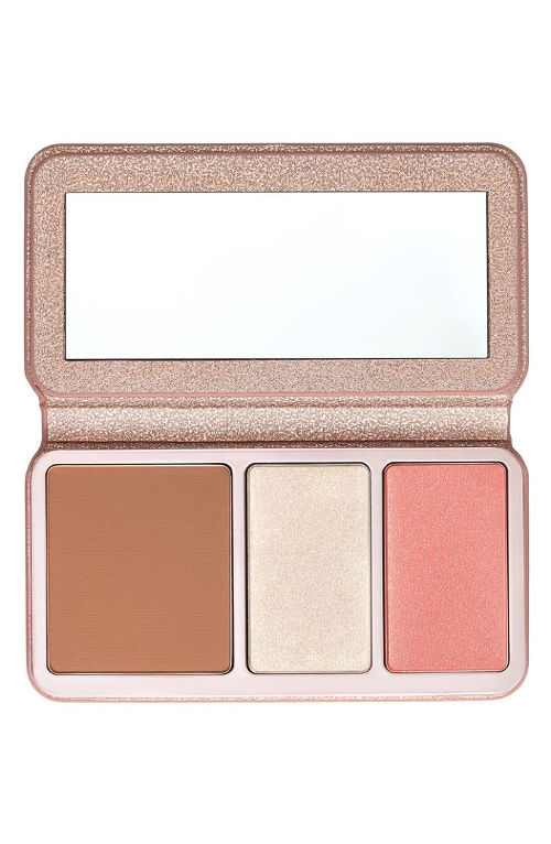 All-in-one bronzer, highlighter and blush palette