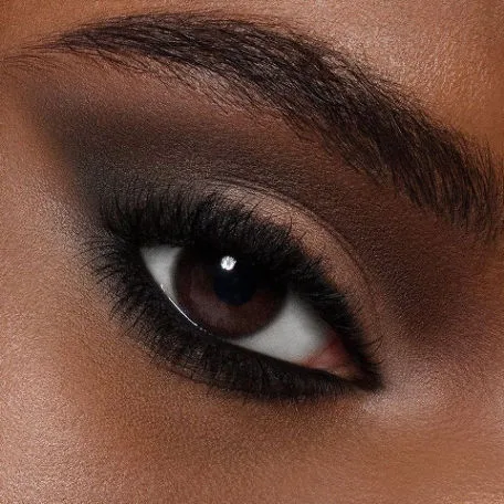 Picture of nude eye look on dark skin