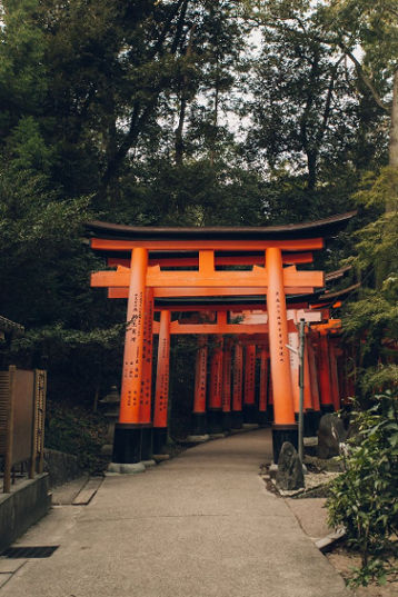 Santuário Fushimi Inari, um bom lugar para visitar em setembro no Japão