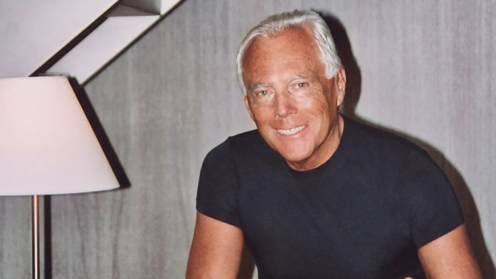 Fashion designer Giorgio Armani