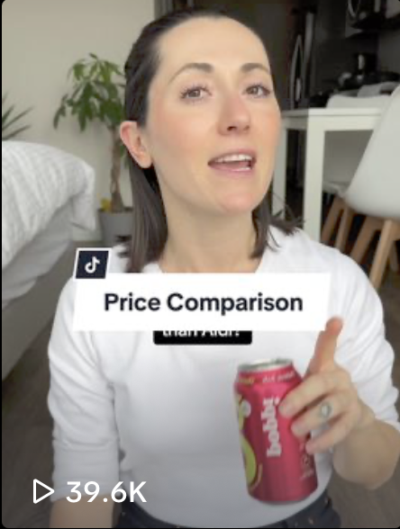 A woman from TikTok talks about underconsumption core