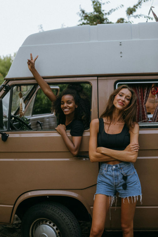 women going on a road trip