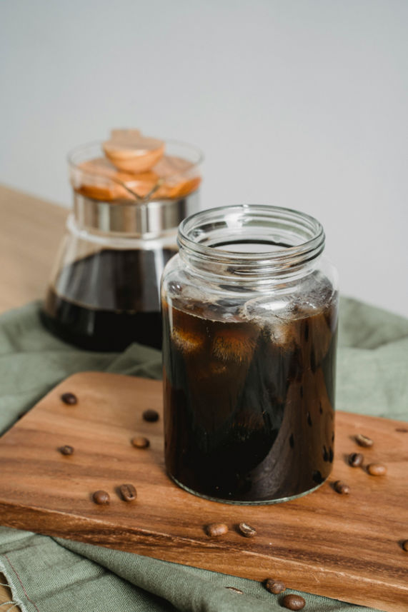 coffee in a jar