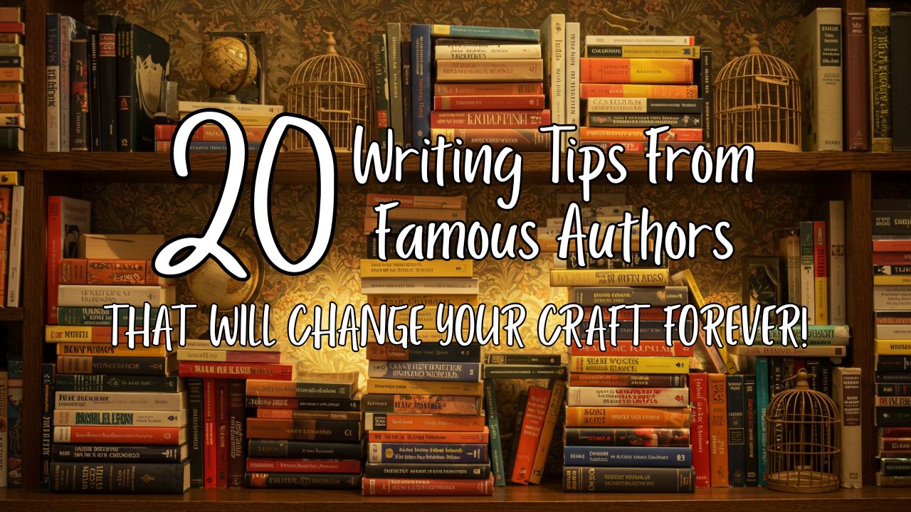 20 Writing Tips From Famous Authors That Will Change Your Craft Forever! 82 20 Writing Tips From Famous Authors That Will Change Your Craft Forever!