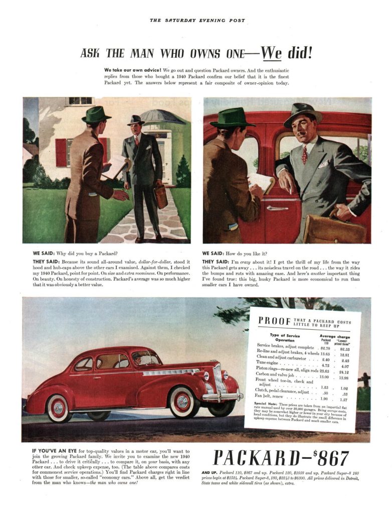 classic american cars Packard car co
