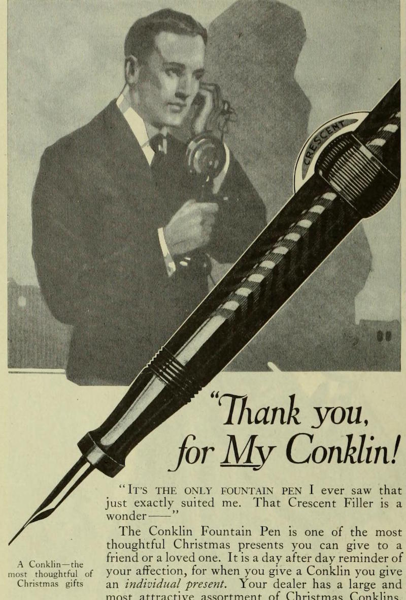 Conklin classic American fountain pen brand