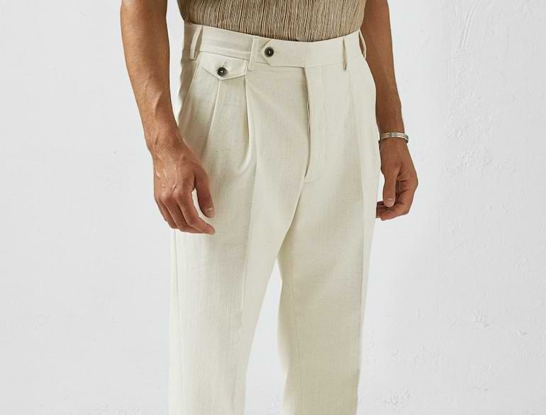 stylish italian pants