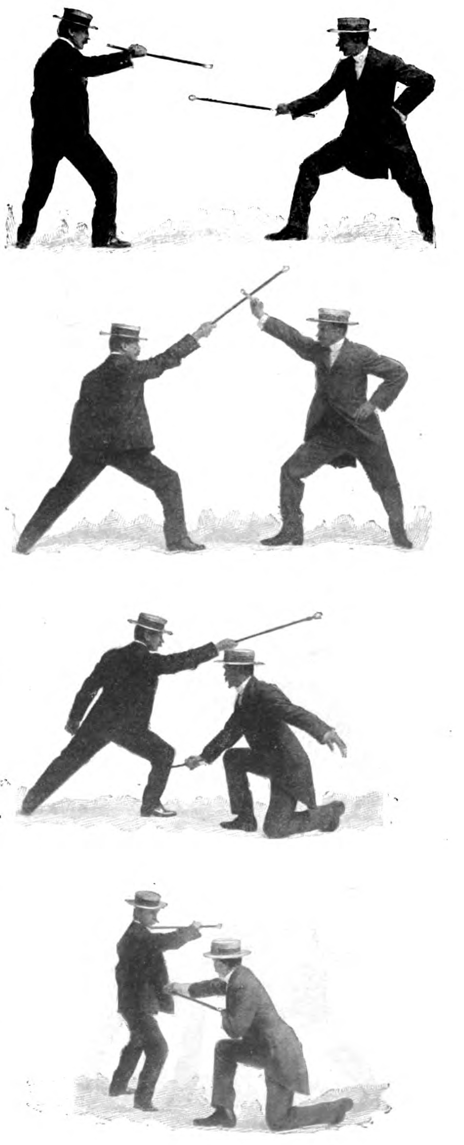 self-defence sticks or canes