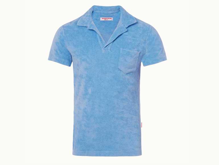 Terry towelling polo shirt