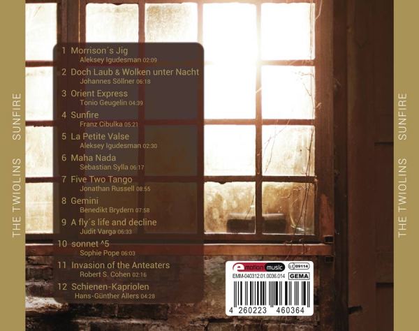 SUNFIRE Tracklist
